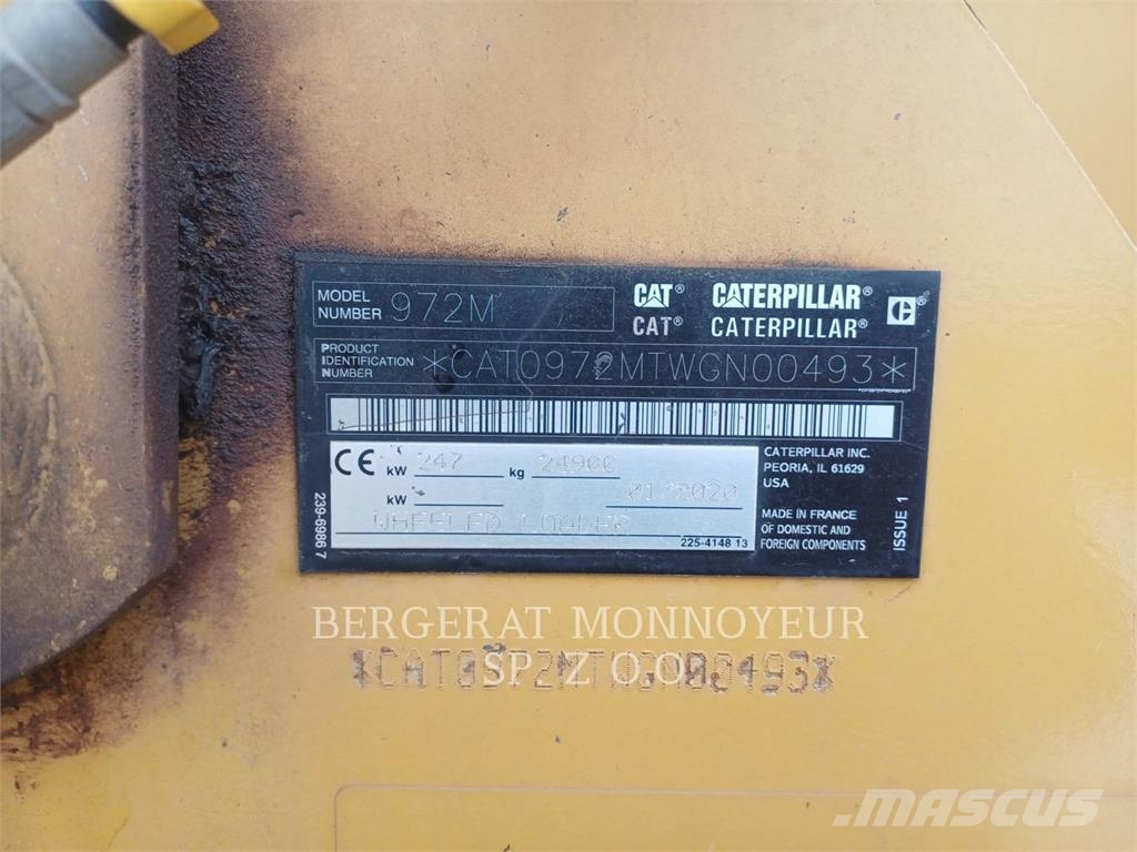 CAT 972M Φορτωτές με λάστιχα (Τροχοφόροι)