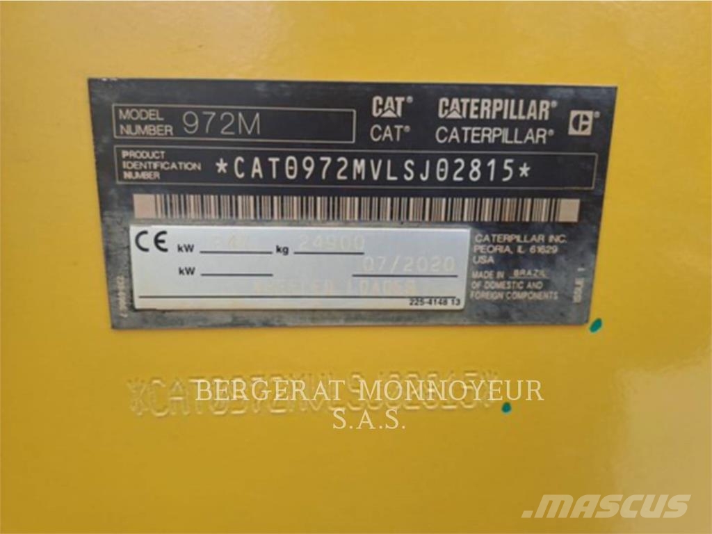 CAT 972M Pale gommate