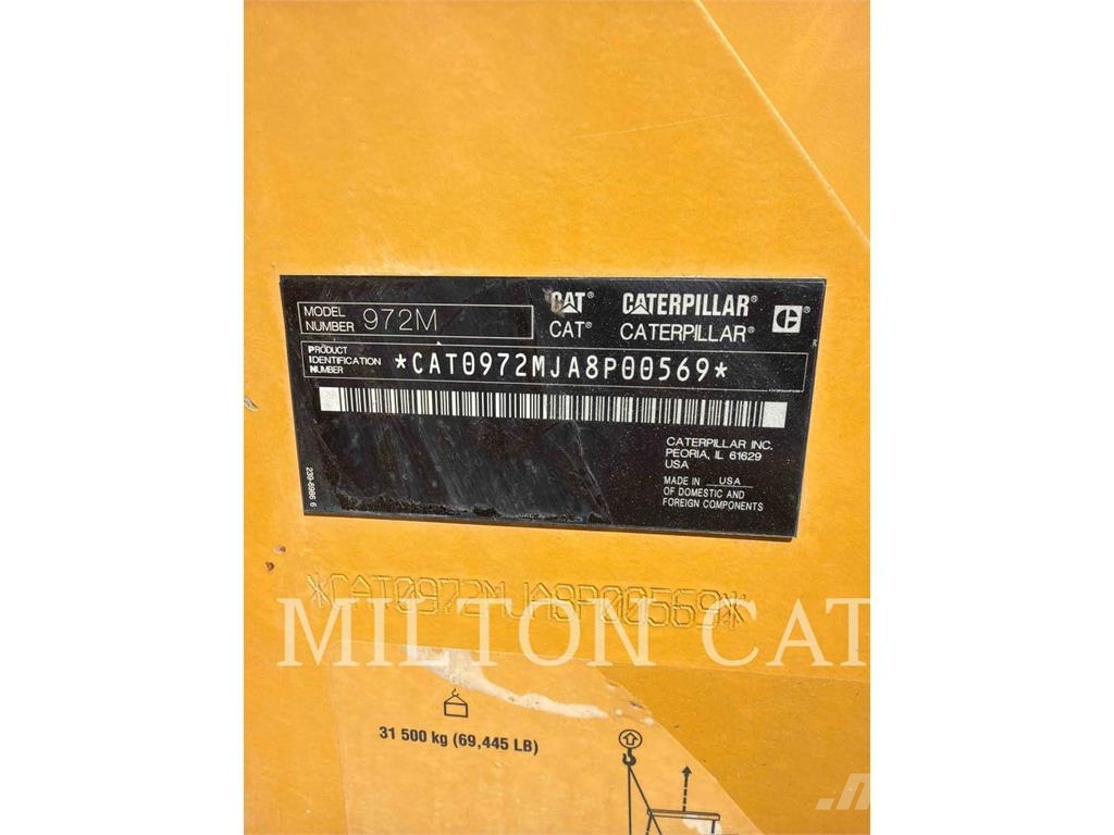 CAT 972M Wielladers