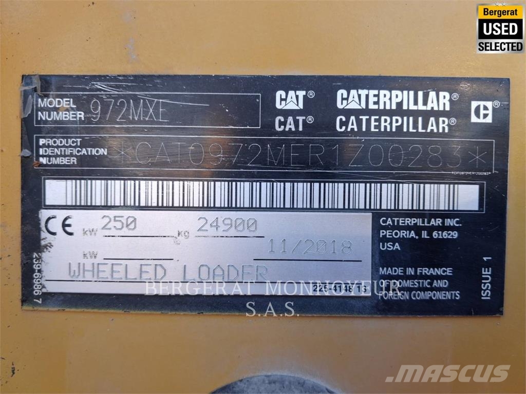 CAT 972M XE لوادر بعجل