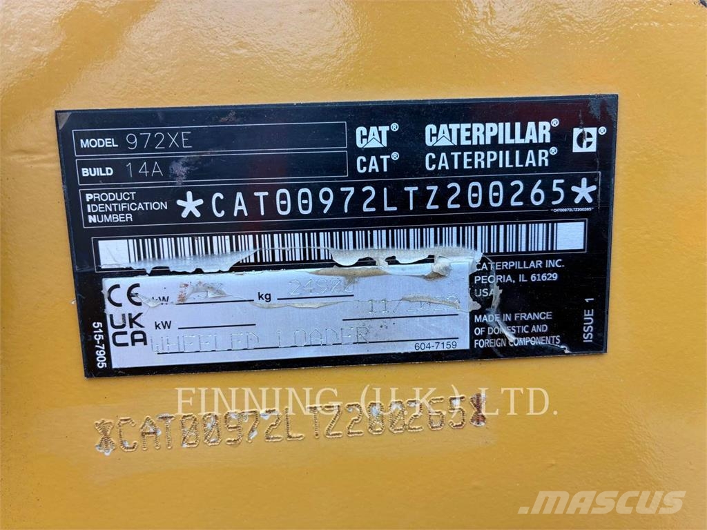 CAT 972M XE Wheel loaders
