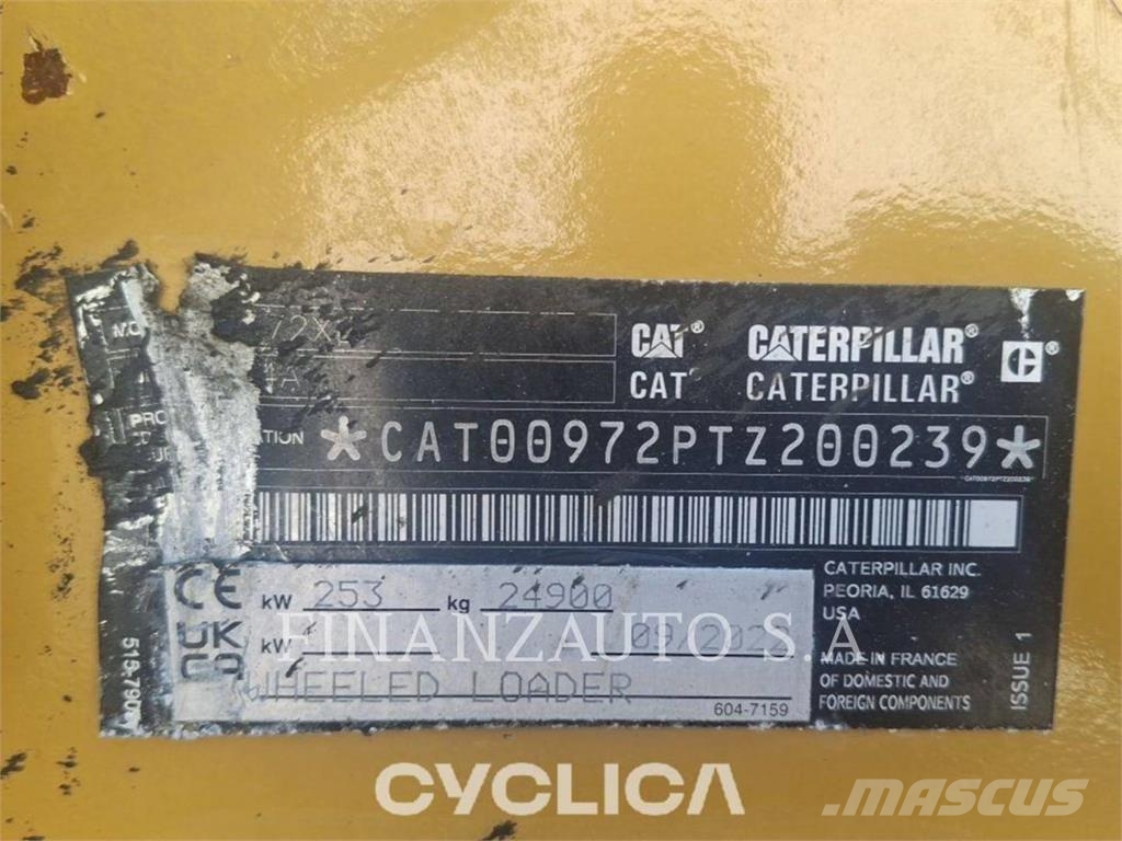 CAT 972XE Chargeuse sur pneus