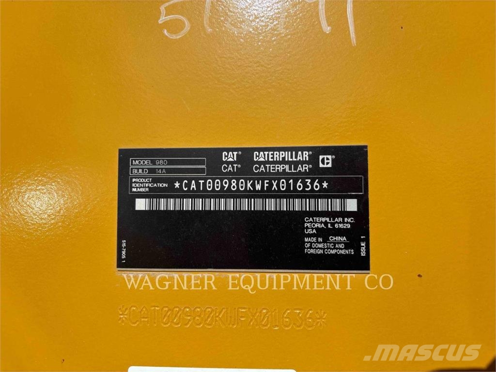 CAT 980 لوادر بعجل