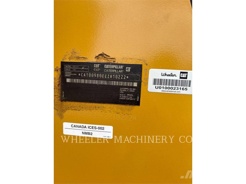 CAT 980 XE Naudoti ratiniai krautuvai