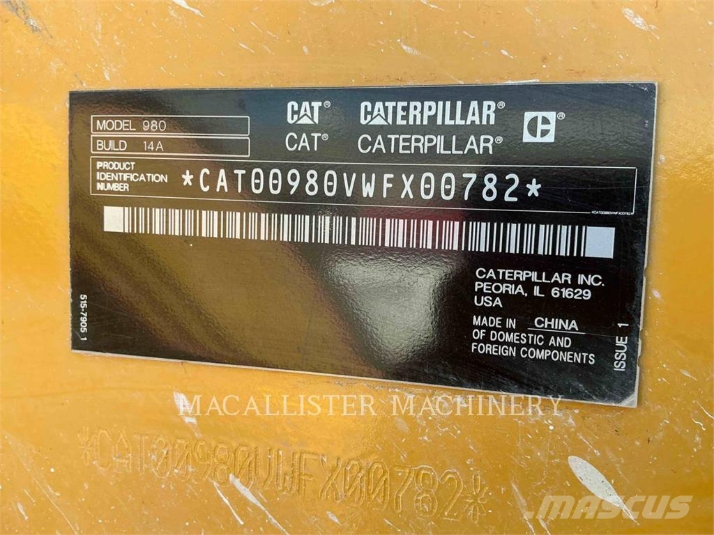 CAT 98014 휠로우더