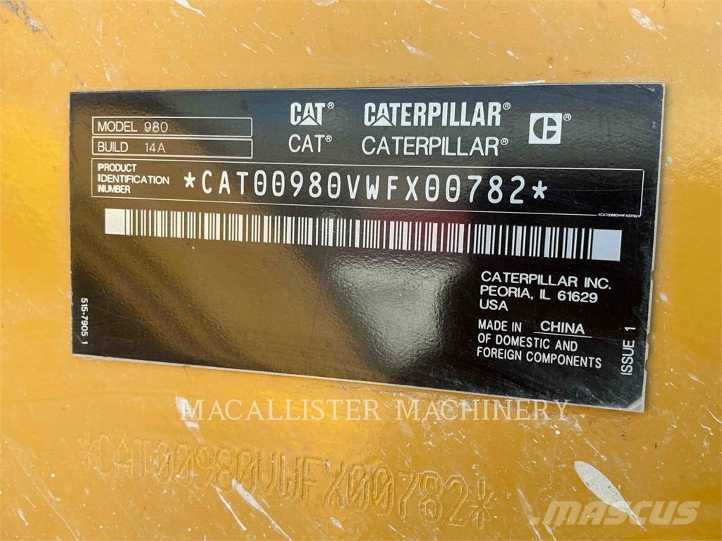 CAT 98014 휠로우더