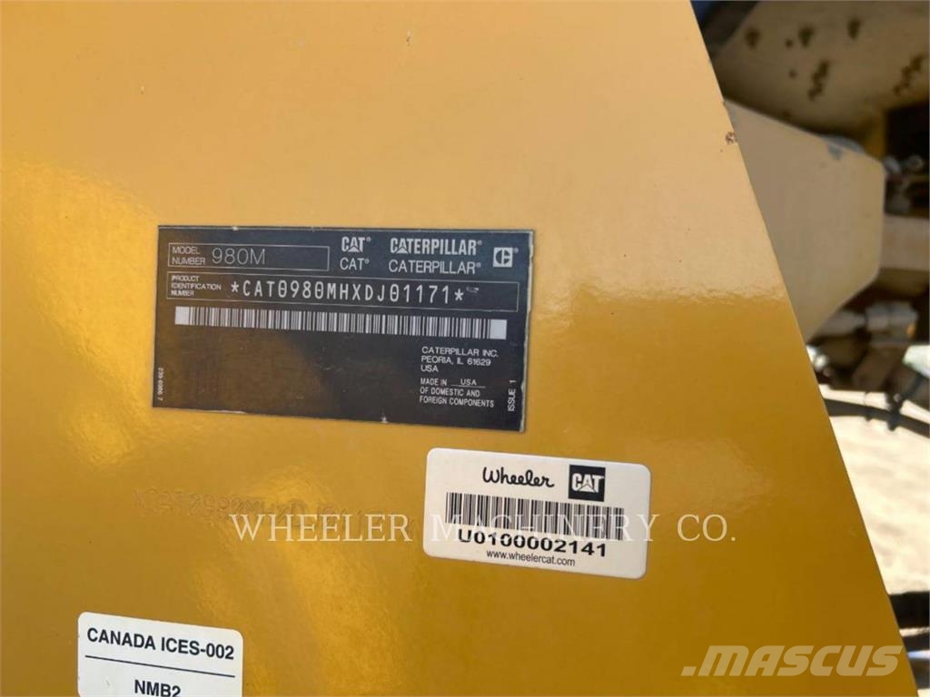 CAT 980M Naudoti ratiniai krautuvai