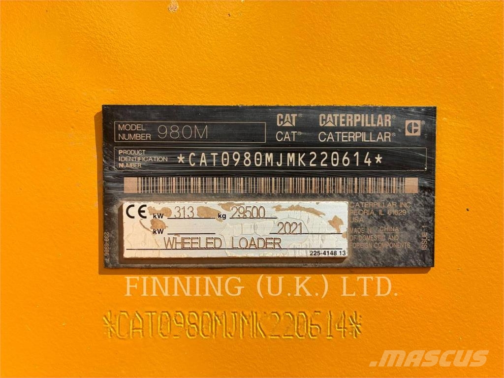 CAT 980M Tekerlekli yükleyiciler