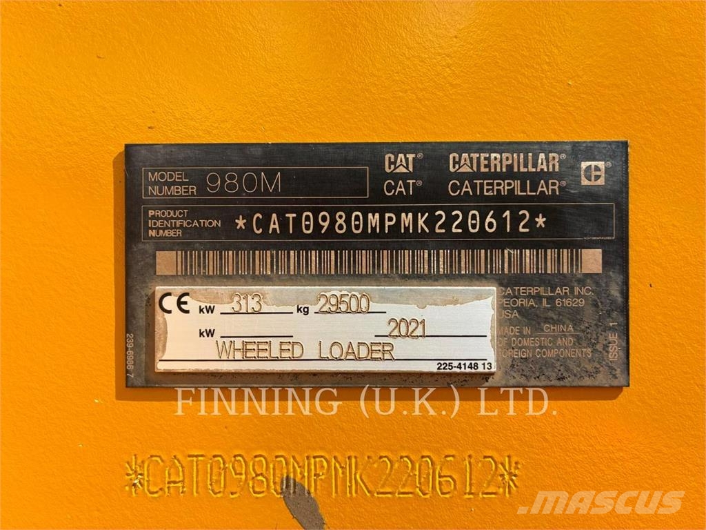 CAT 980M Tekerlekli yükleyiciler