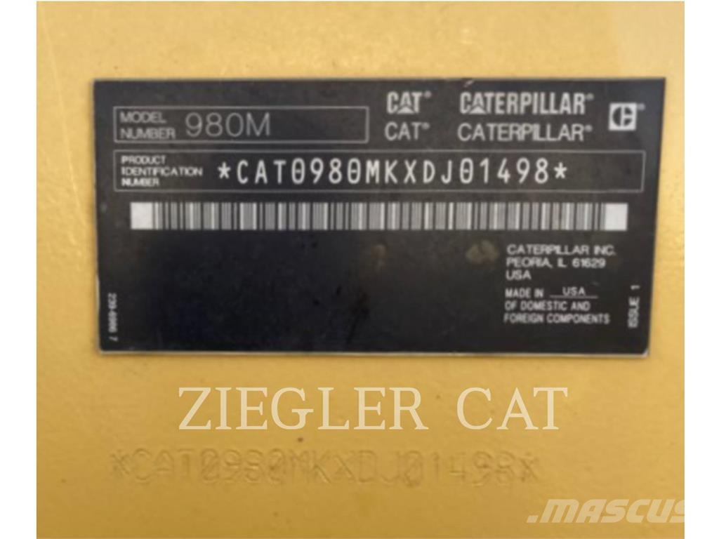 CAT 980M ホイールローダー・タイヤショベル