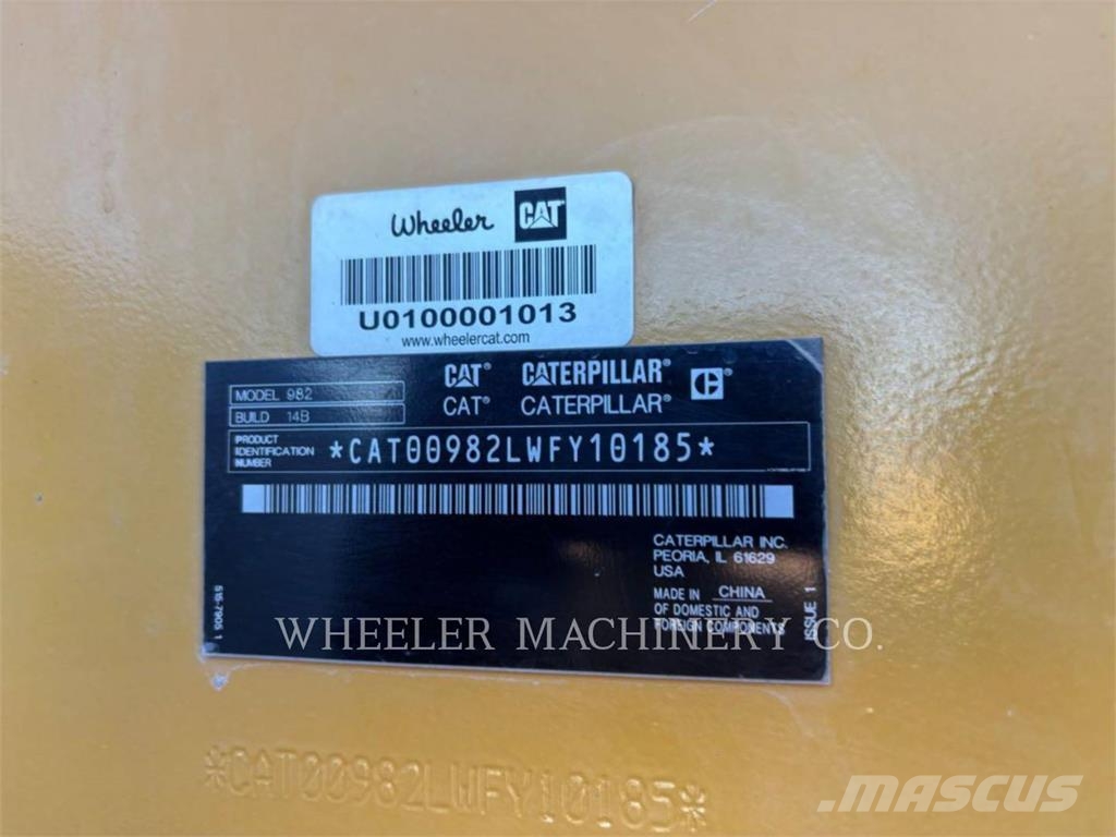 CAT 982 Wielladers