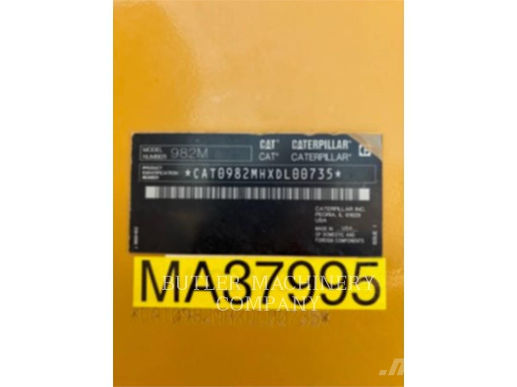 CAT 982M Naudoti ratiniai krautuvai