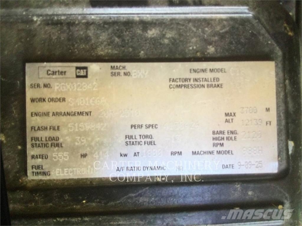 CAT 988H Chargeuse sur pneus