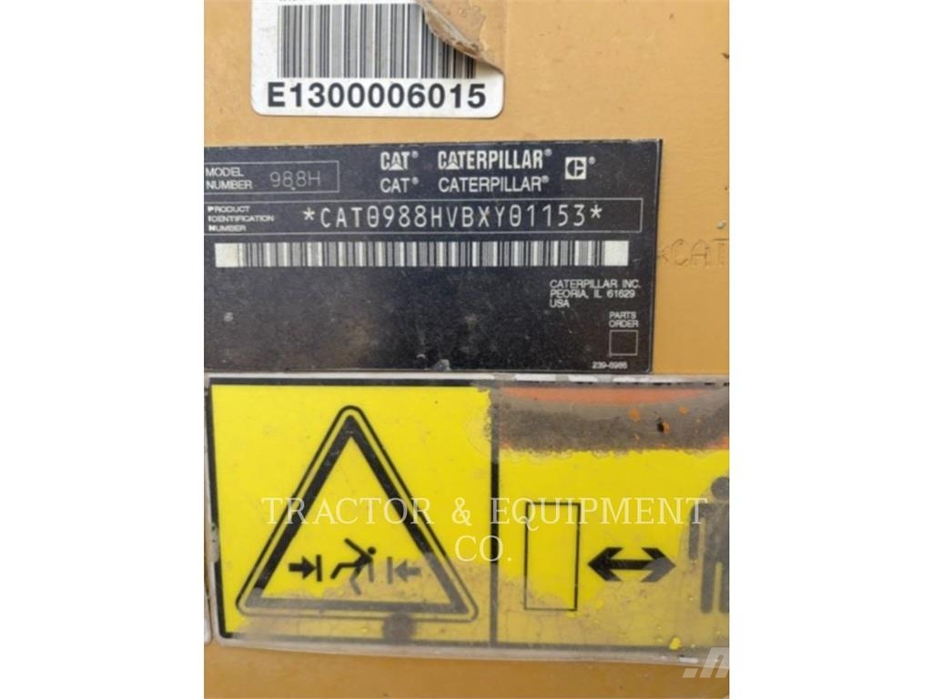 CAT 988H Iekrāvēji uz riteņiem