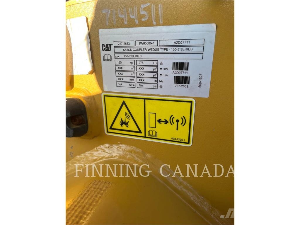 CAT ATTACHMENTS 315-FQC-MN 快速连接器