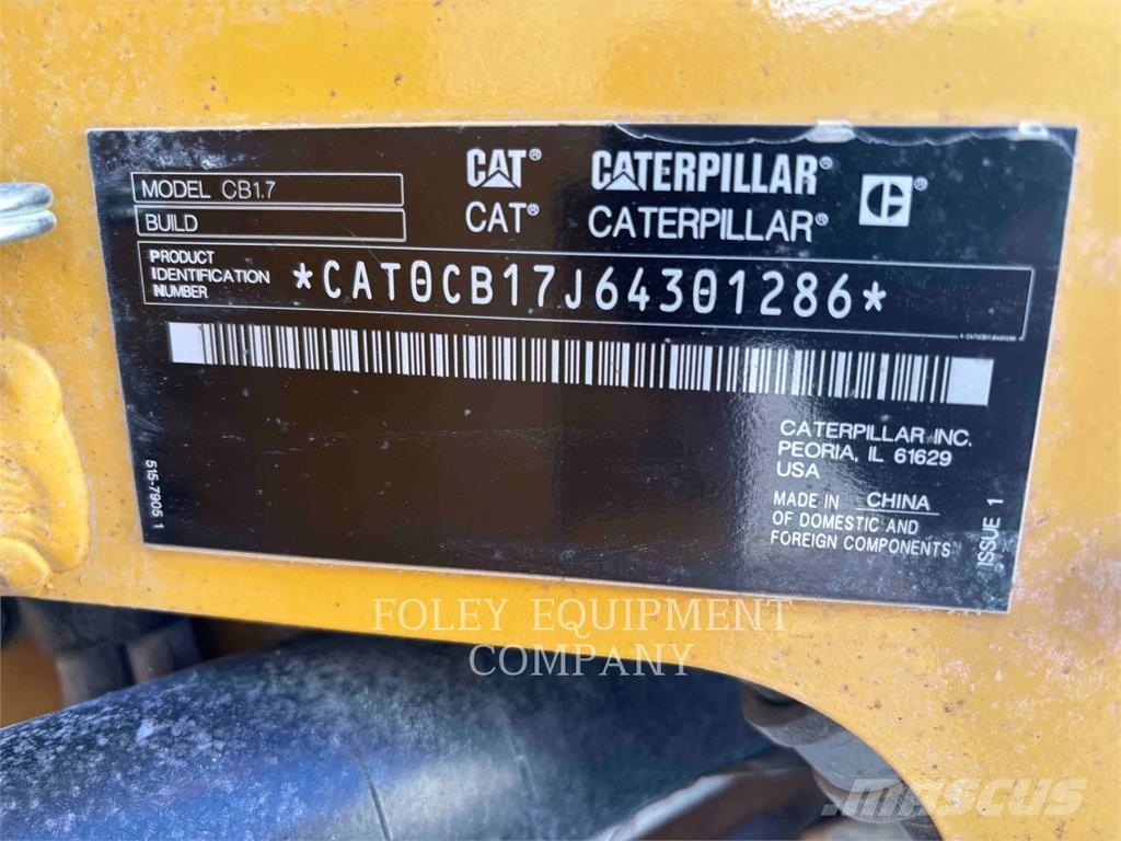 CAT CB1.7 Pôdne kompaktory
