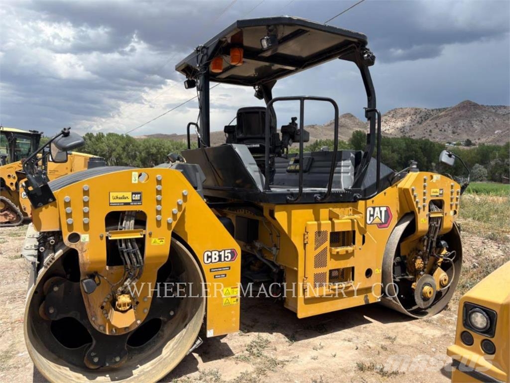 CAT CB15 CW VV Οδοστρωτήρες διπλού κυλίνδρου