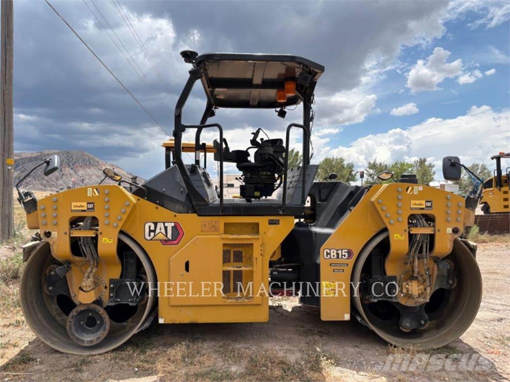 CAT CB15 CW VV Οδοστρωτήρες διπλού κυλίνδρου