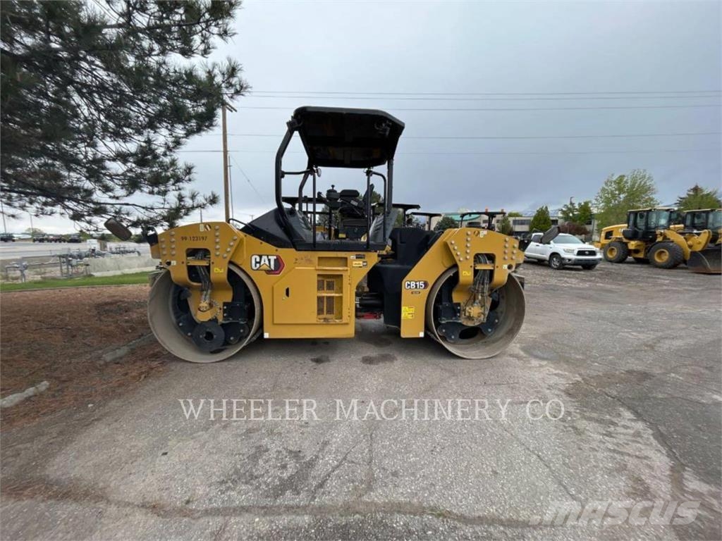 CAT CB15 CW VV Οδοστρωτήρες διπλού κυλίνδρου