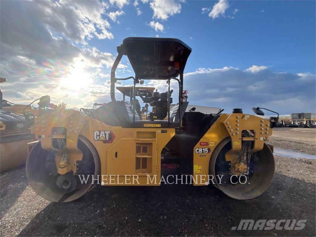 CAT CB15 CW VV Οδοστρωτήρες διπλού κυλίνδρου