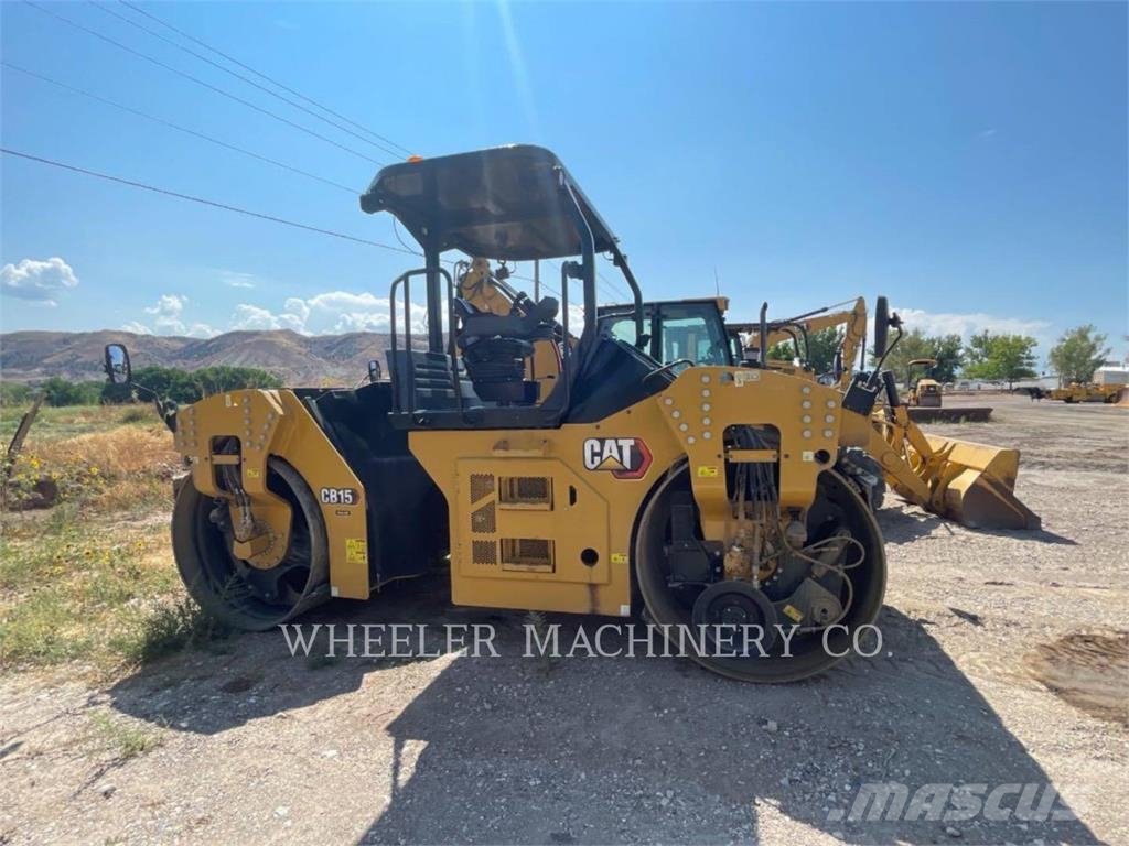 CAT CB15 CW VV Οδοστρωτήρες διπλού κυλίνδρου