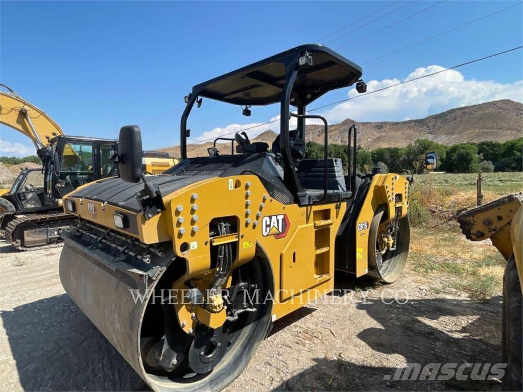CAT CB15 CW VV Οδοστρωτήρες διπλού κυλίνδρου