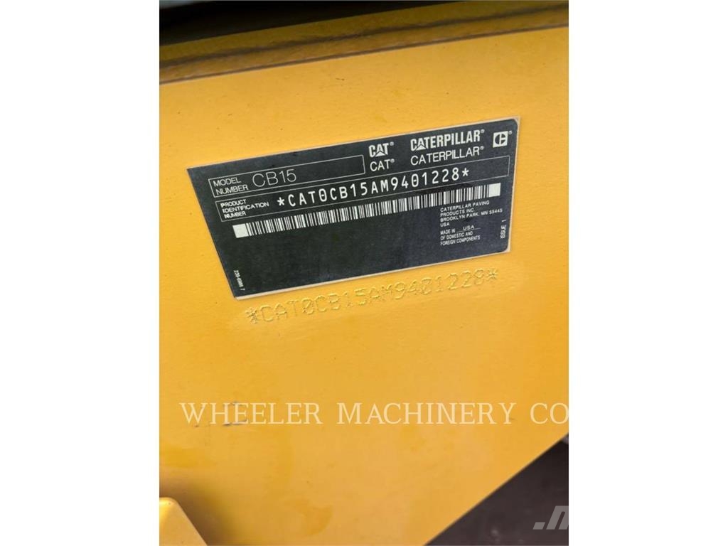 CAT CB15 CW VV مداحل ثنائية الاسطوانة