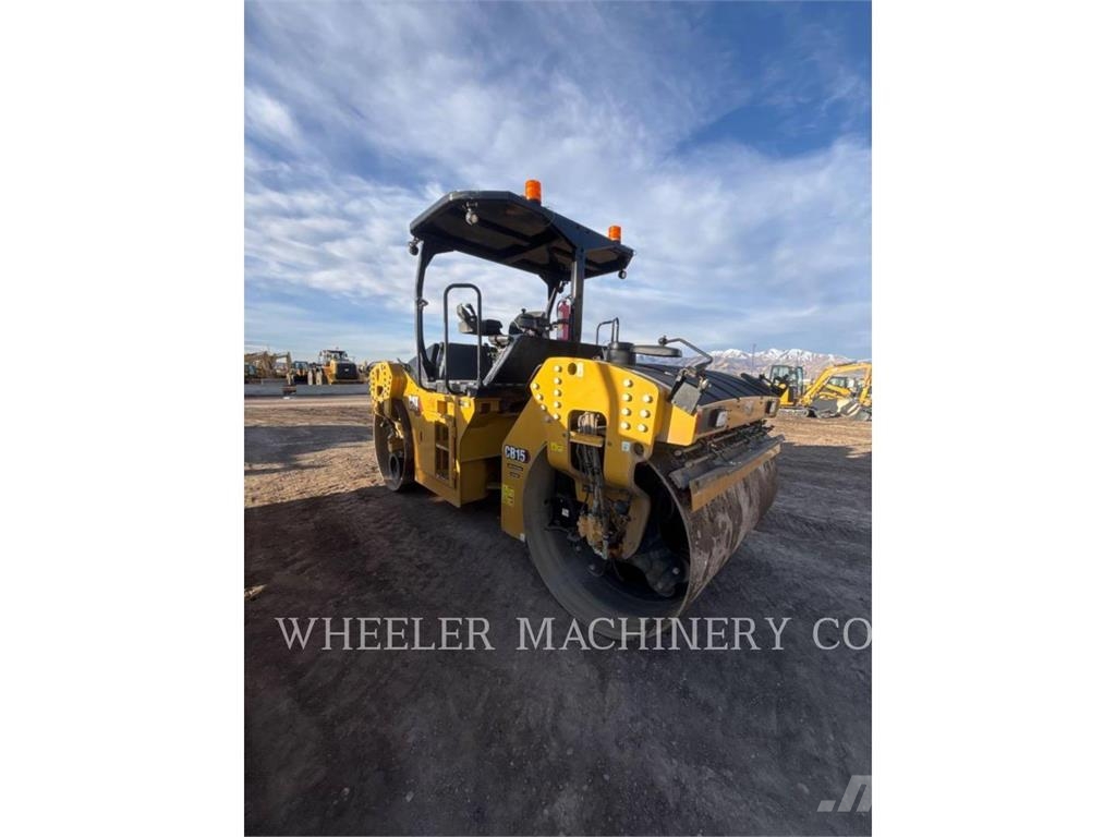CAT CB15 CW VV Οδοστρωτήρες διπλού κυλίνδρου
