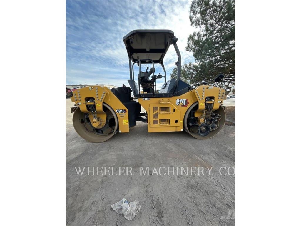 CAT CB15 CW VV Οδοστρωτήρες διπλού κυλίνδρου