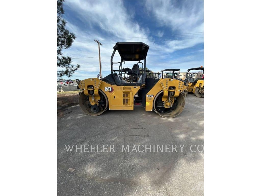 CAT CB15 CW VV Οδοστρωτήρες διπλού κυλίνδρου