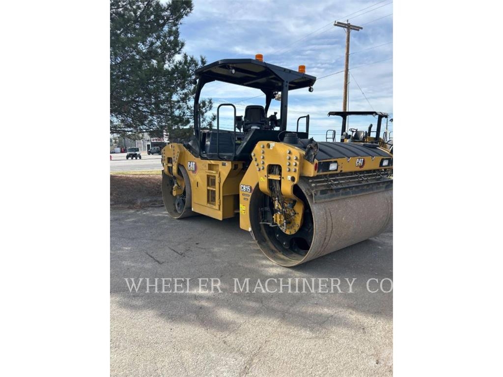 CAT CB15 CW VV Οδοστρωτήρες διπλού κυλίνδρου