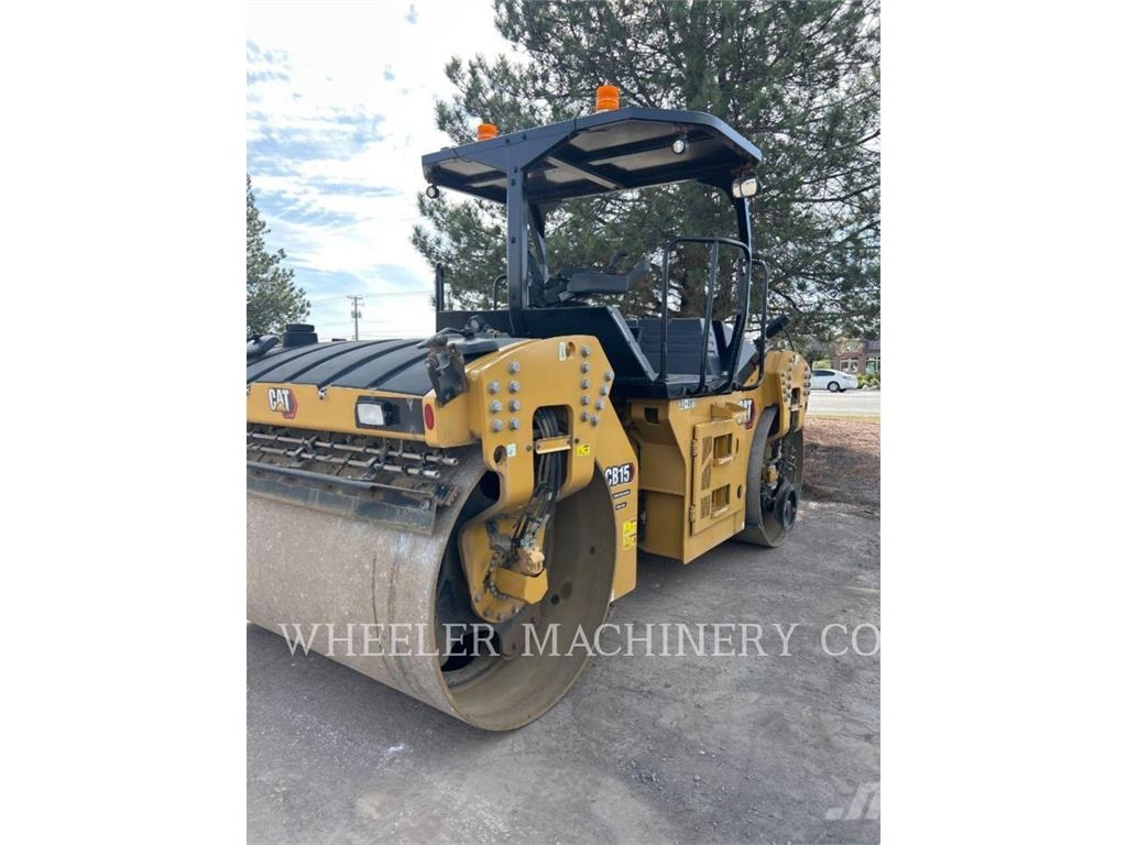 CAT CB15 CW VV Οδοστρωτήρες διπλού κυλίνδρου