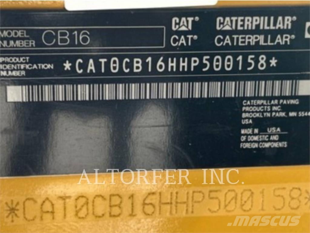CAT CB16 Tandemrullid