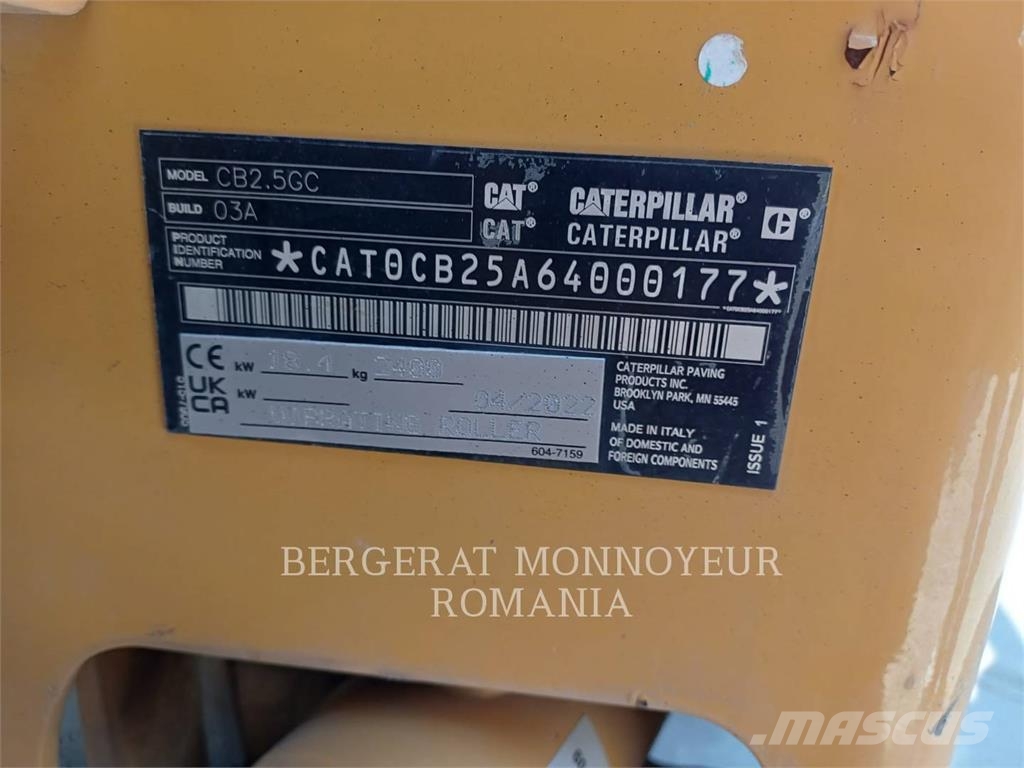 CAT CB2.5-03GC مداحل ثنائية الاسطوانة
