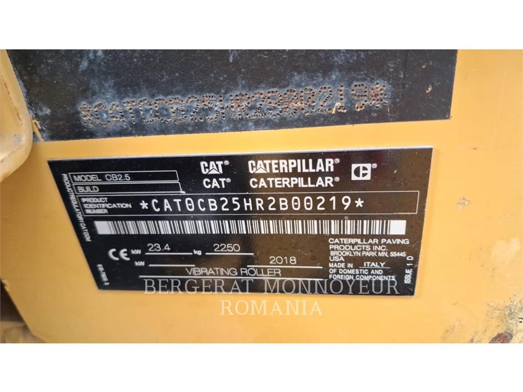 CAT CB2.5LRC Valjci sa duplim bubnjem