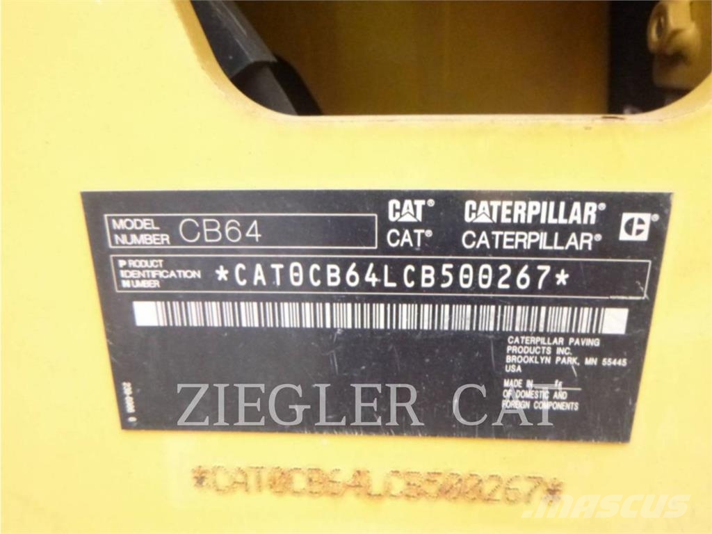 CAT CB64 Jordkompaktorer
