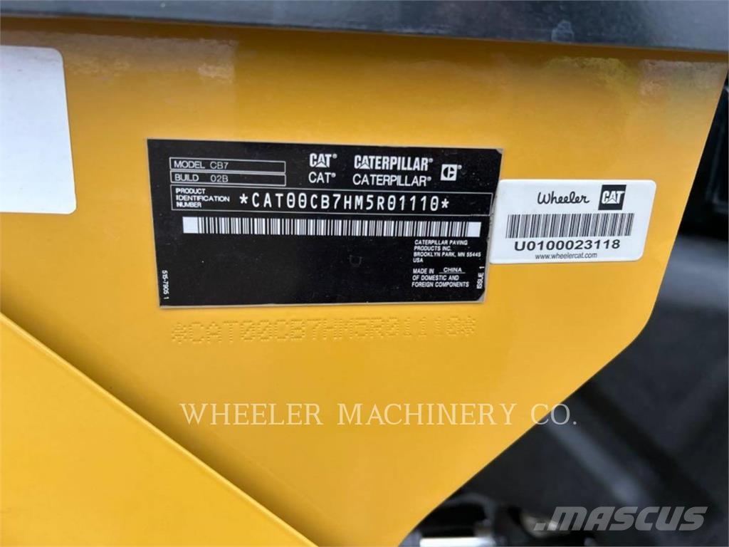 CAT CB7 Tvilling tromle