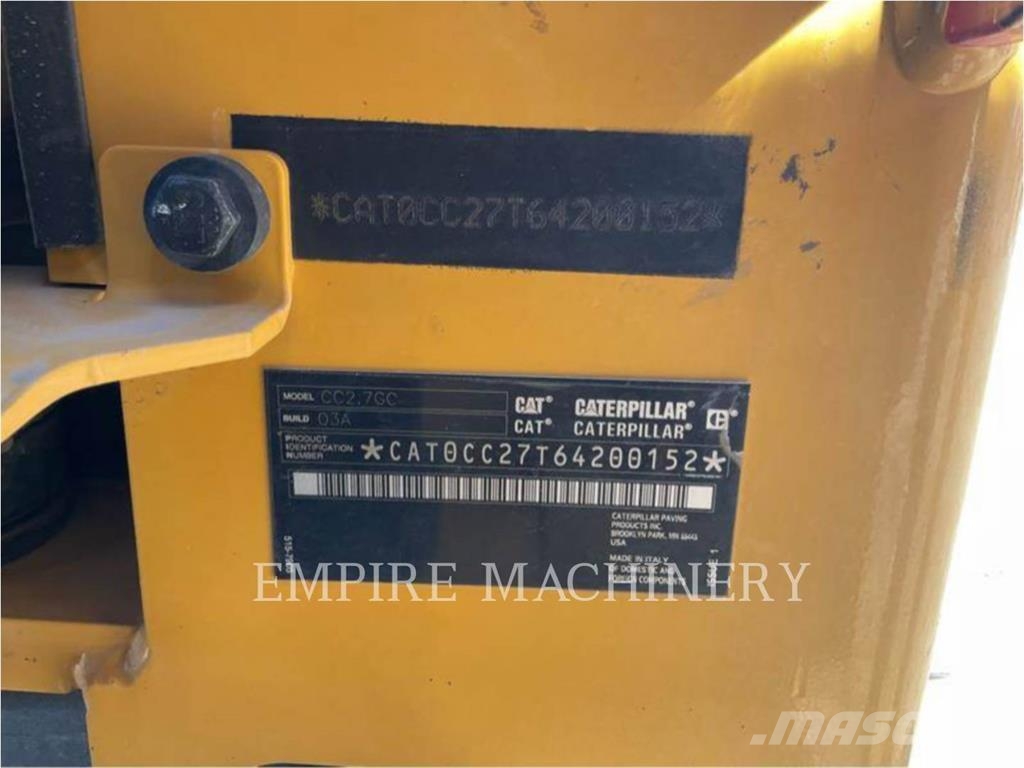 CAT CC2.7GC-03 Rodillos de doble tambor