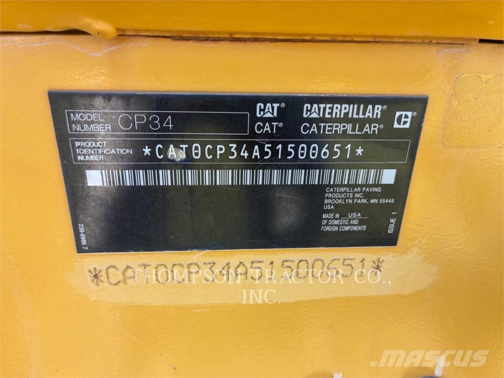 CAT CP 34 Enojni valjarji