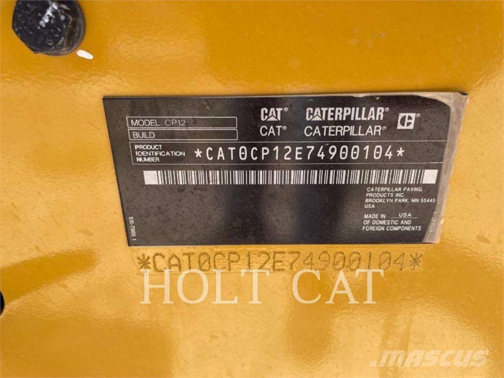 CAT CP12 Ühe trumliga rullid