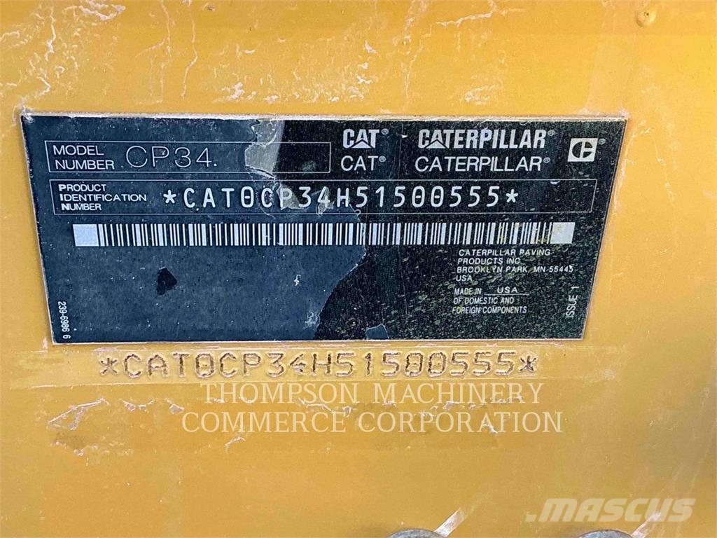 CAT CP34 Augsnes blīvētāji