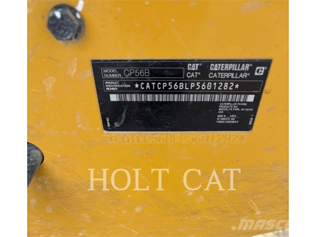 CAT CP56B Οδοστρωτήρες μονού κυλίνδρου