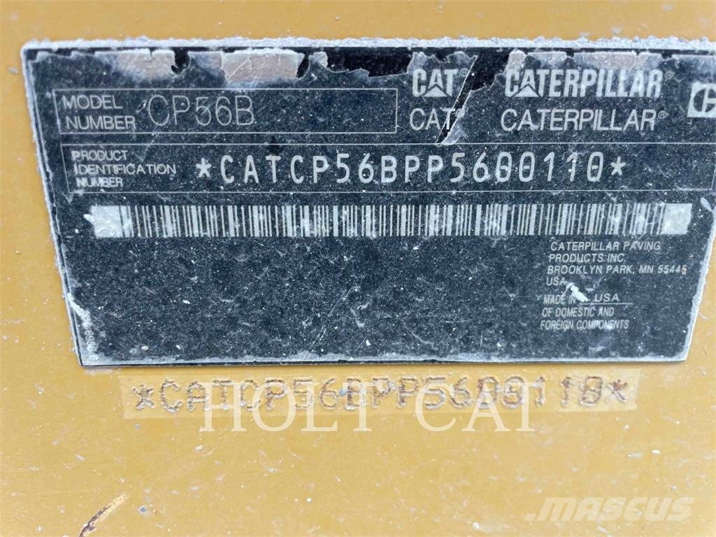 CAT CP56B Οδοστρωτήρες μονού κυλίνδρου