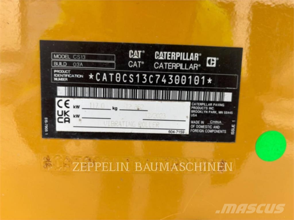 CAT CS13 Augsnes blīvētāji