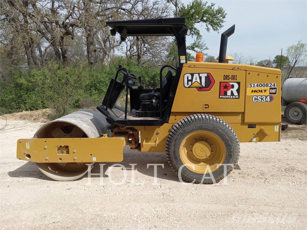 CAT CS34 Οδοστρωτήρες μονού κυλίνδρου