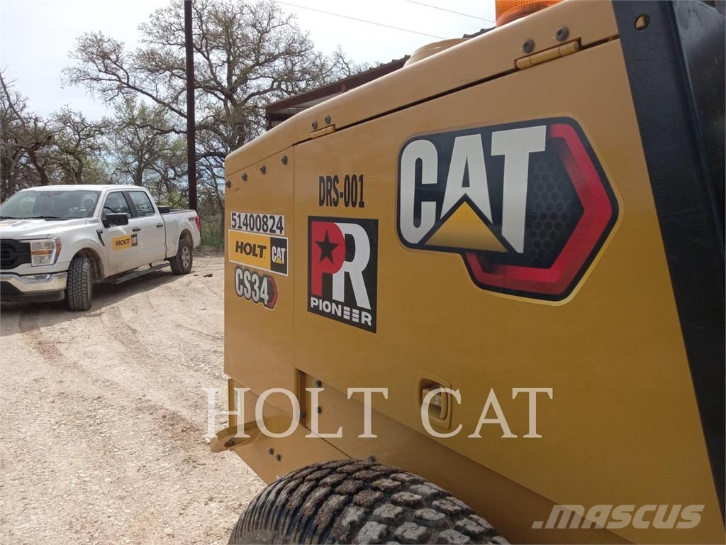 CAT CS34 Οδοστρωτήρες μονού κυλίνδρου