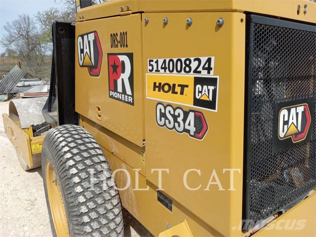 CAT CS34 Οδοστρωτήρες μονού κυλίνδρου