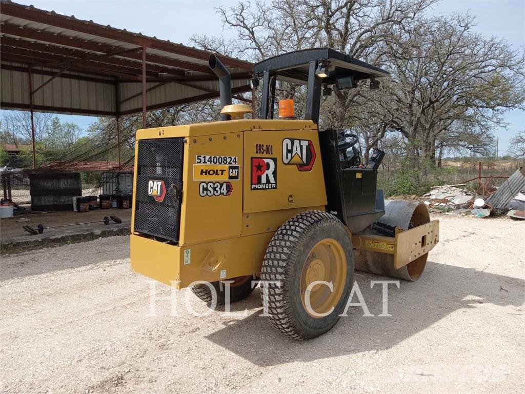 CAT CS34 Οδοστρωτήρες μονού κυλίνδρου