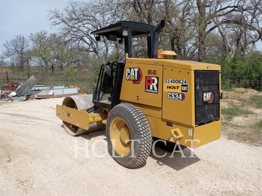 CAT CS34 Οδοστρωτήρες μονού κυλίνδρου