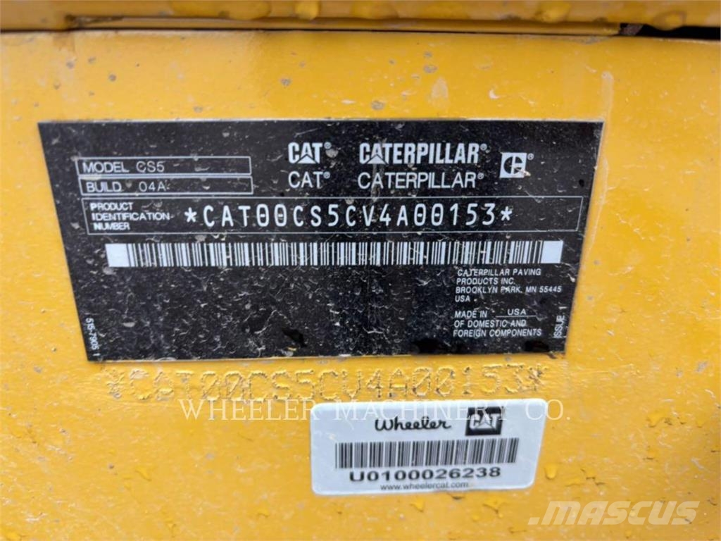 CAT CS5 مداحل أحادية الأسطوانة